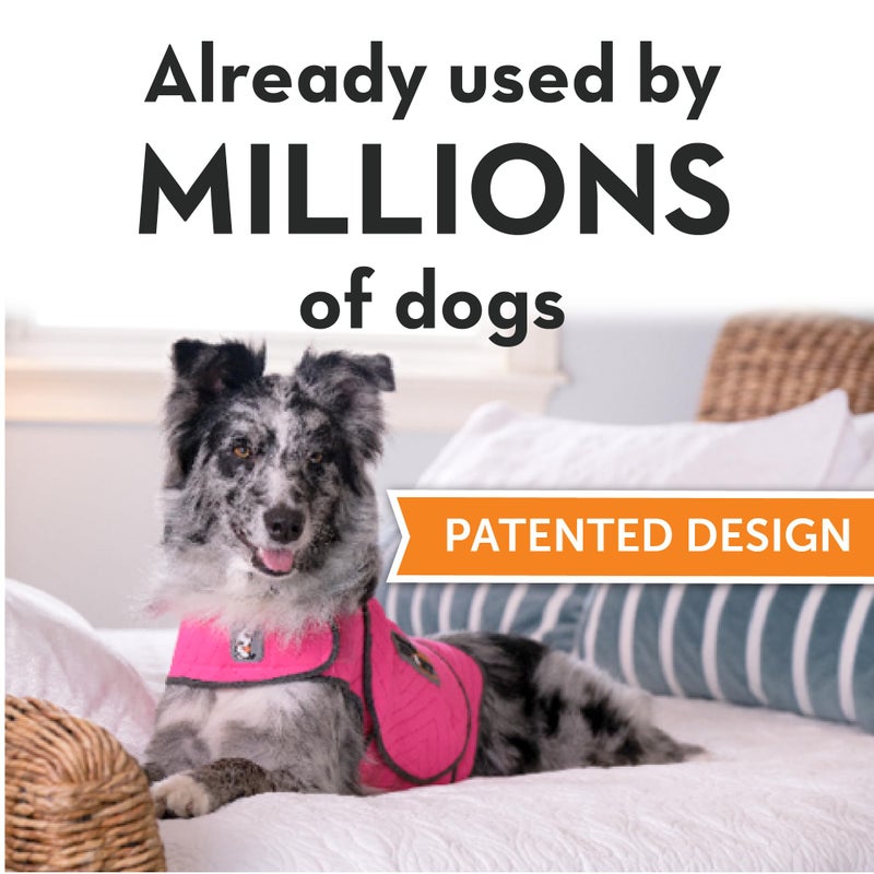 ThunderShirt for Dogs, Medium, Fuchsia Sport - Dog Anxiety Relief Calming Vest - Image 2